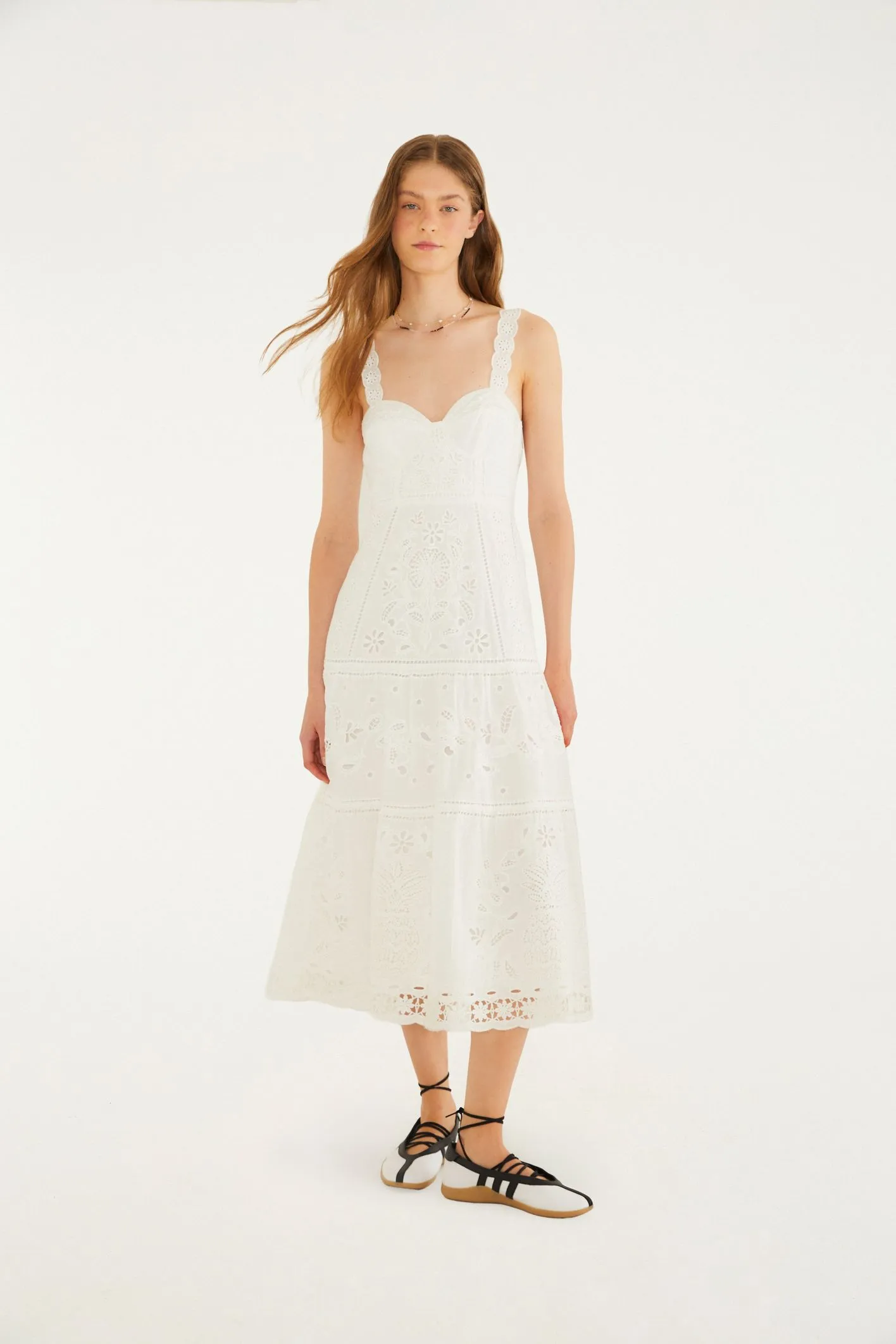 Vestido Richelieu Floral Mariana