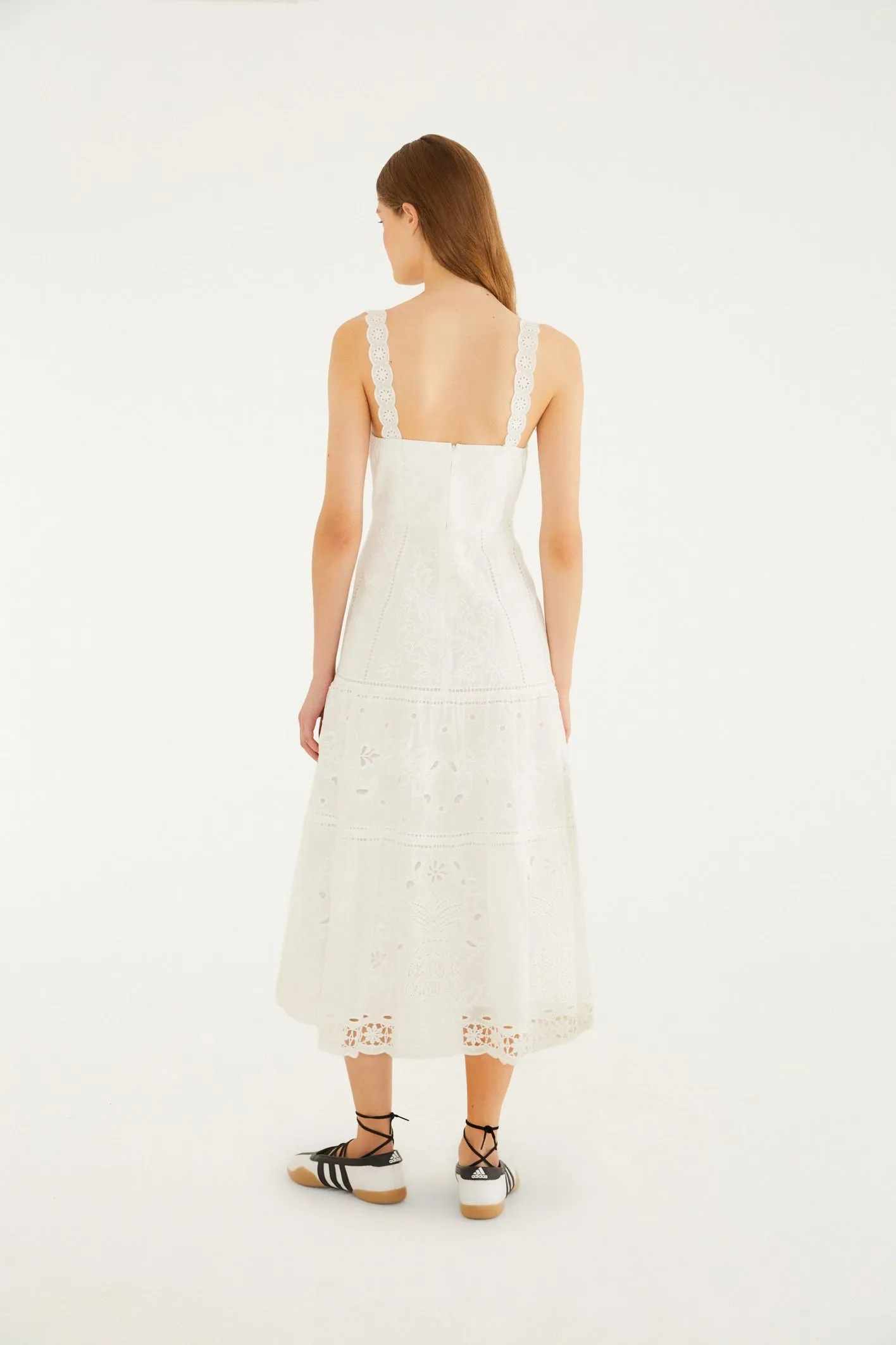 Vestido Richelieu Floral Mariana - Imagem 2
