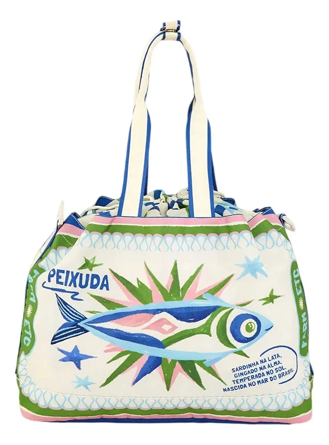 bolsa carioca rotulos sardinhas az - Imagem 2