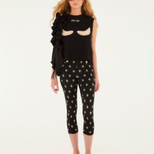 REGATA CROPPED BANANAS RICHILLIEU PRETO