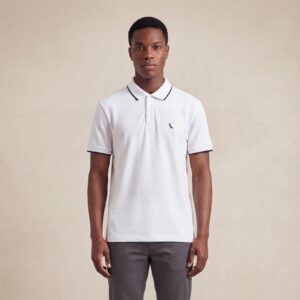 polo enxuto friso único