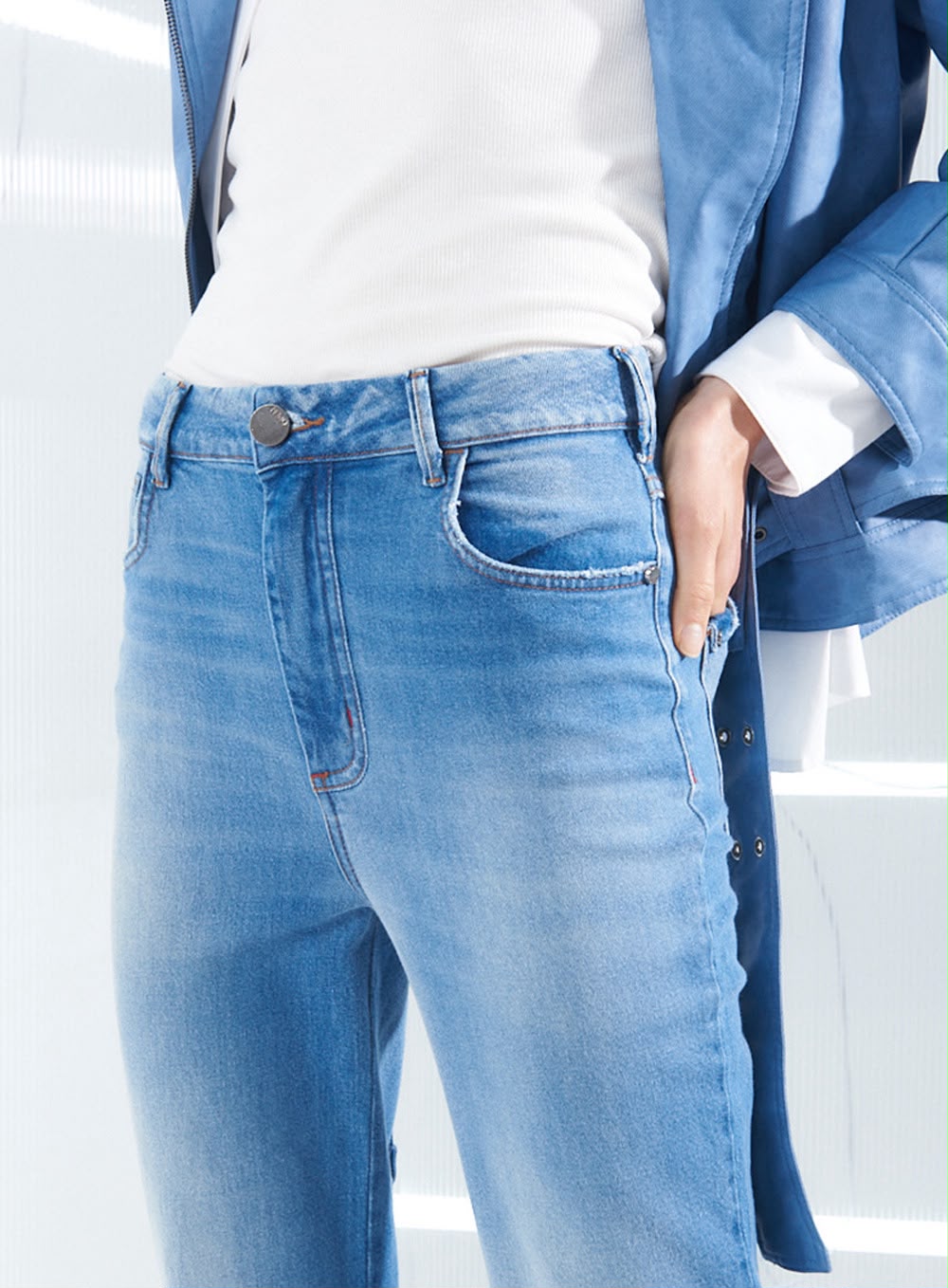 Calça Jeans Reta Bianca - Imagem 3