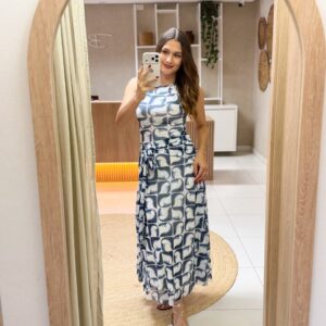 VESTIDO TULE TUCA TROPICAL
