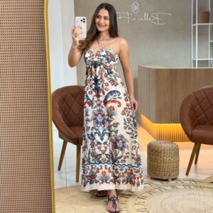 VESTIDO LONGO ENCANTO BOHOFLOR