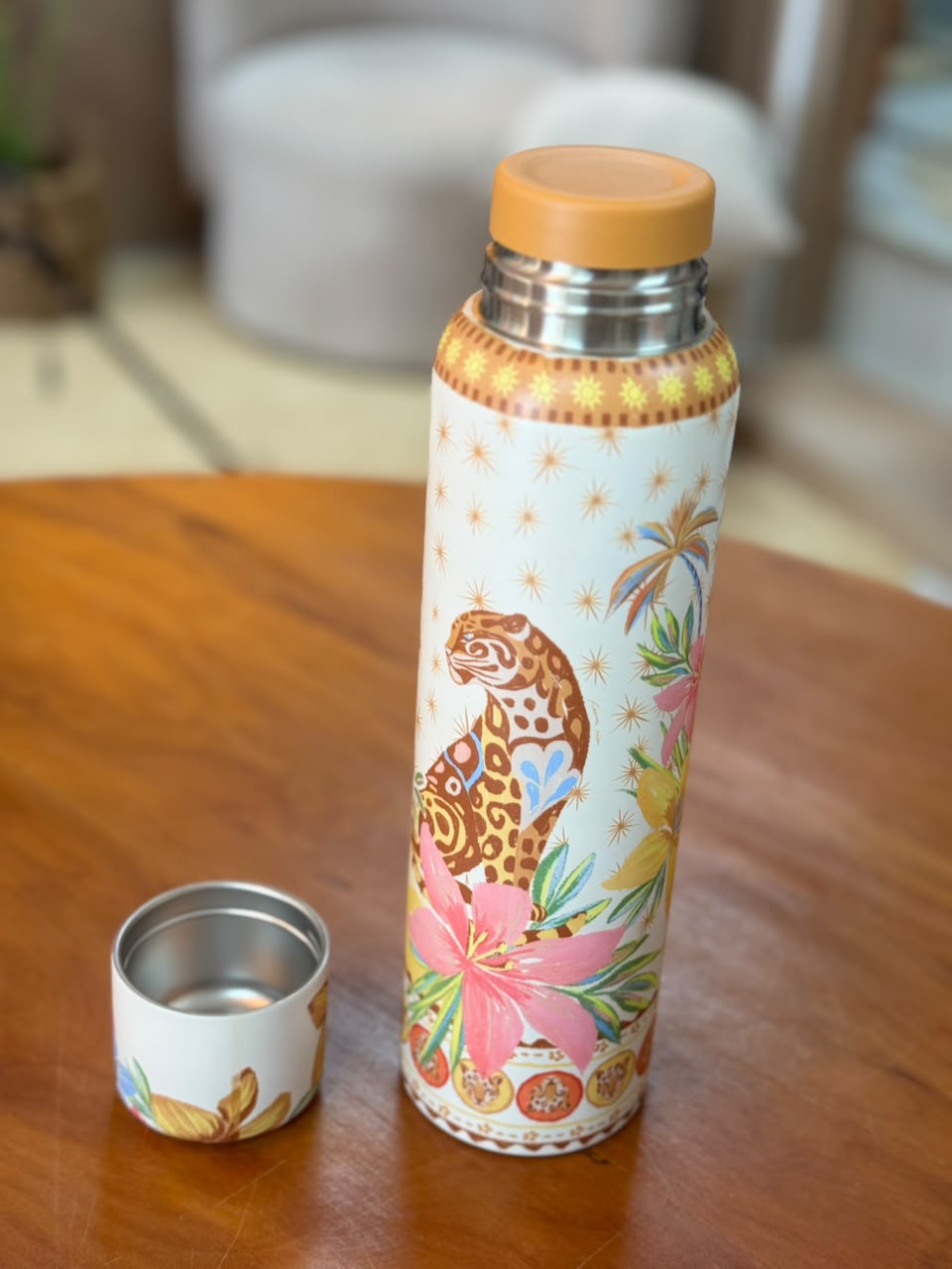 garrafa térmica de café onça dos tropico - Imagem 3
