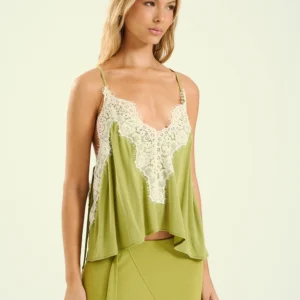Blusa Feminina Com Renda E Alças De Amarração