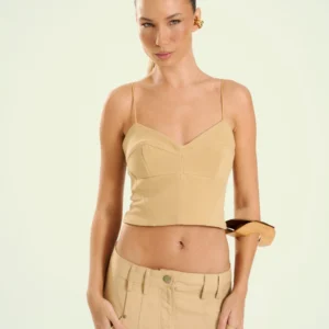 Top Cropped Com Alças Finas
