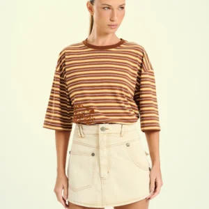 Short Saia Feminino Cintura Alta