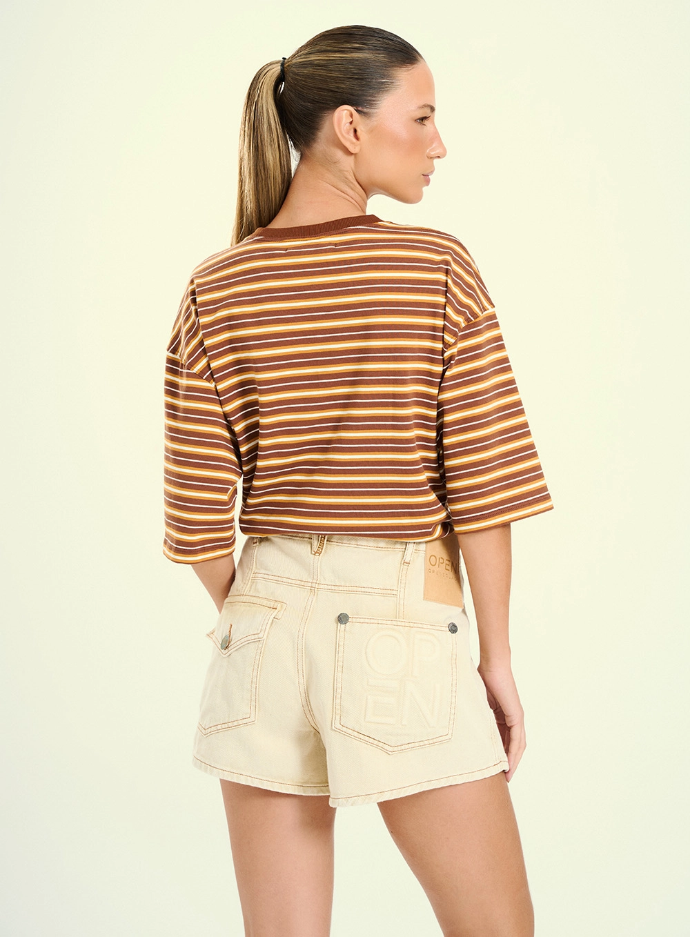 Short Saia Feminino Cintura Alta - Imagem 3