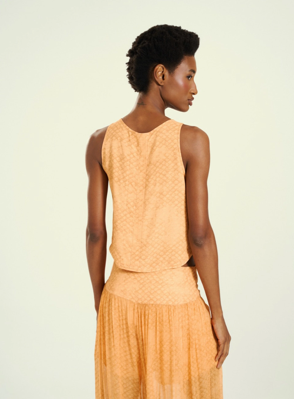 Regata Feminina Cropped Estampada - Imagem 2