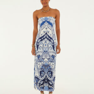 Vestido Midi Sem Alça Ondina