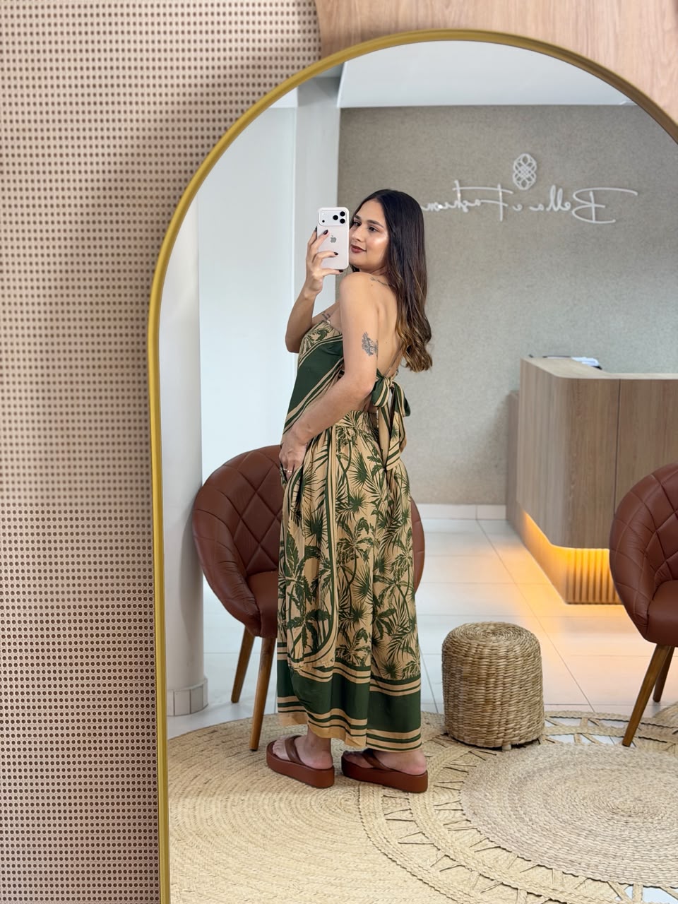 Blusa Feminina Estampada Com Amarração - Imagem 4