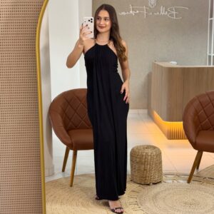 Vestido Feminino Longo Frente Única