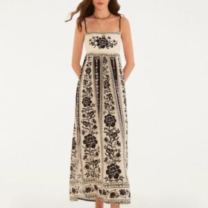 Vestido Cropped Estampado Floral Delicado