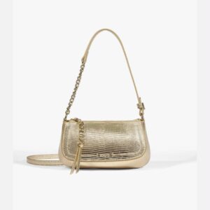 Bolsa Tiracolo Tina Pequena Dourada