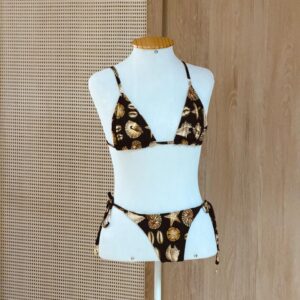 Biquini Lacinho Double Estampado Conchas