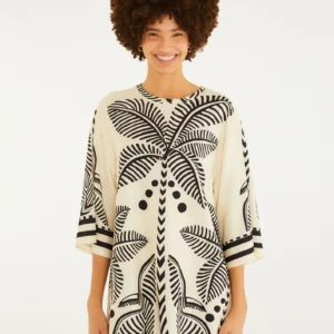 Vestido T-Shirt Big Listra Tropical
