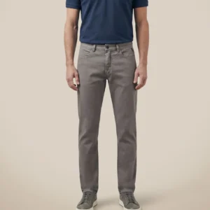Calça Sarja 5 Pockets Elastano Skinny Color Fuligem