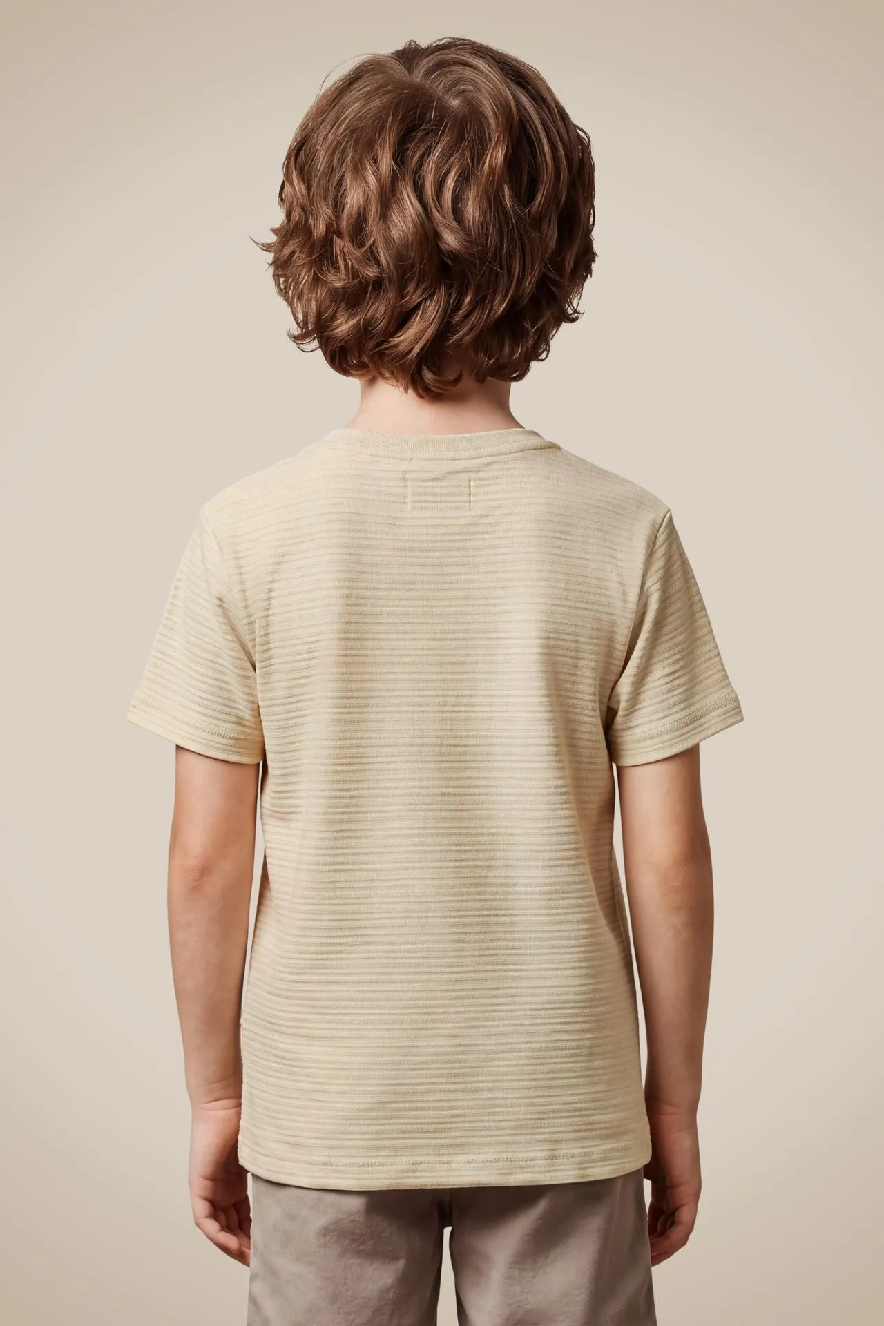 CAMISETA MINI TEXTURA BRISTOL AVEIA - Imagem 4
