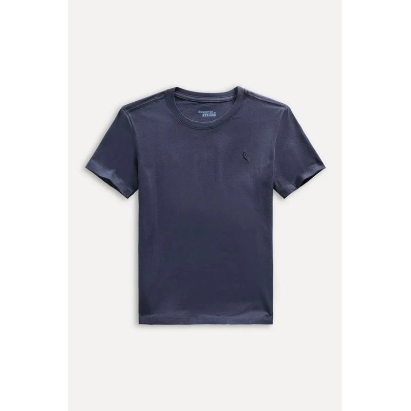 CAMISETA MINI PF CARECA AZUL MARINHO - Imagem 3