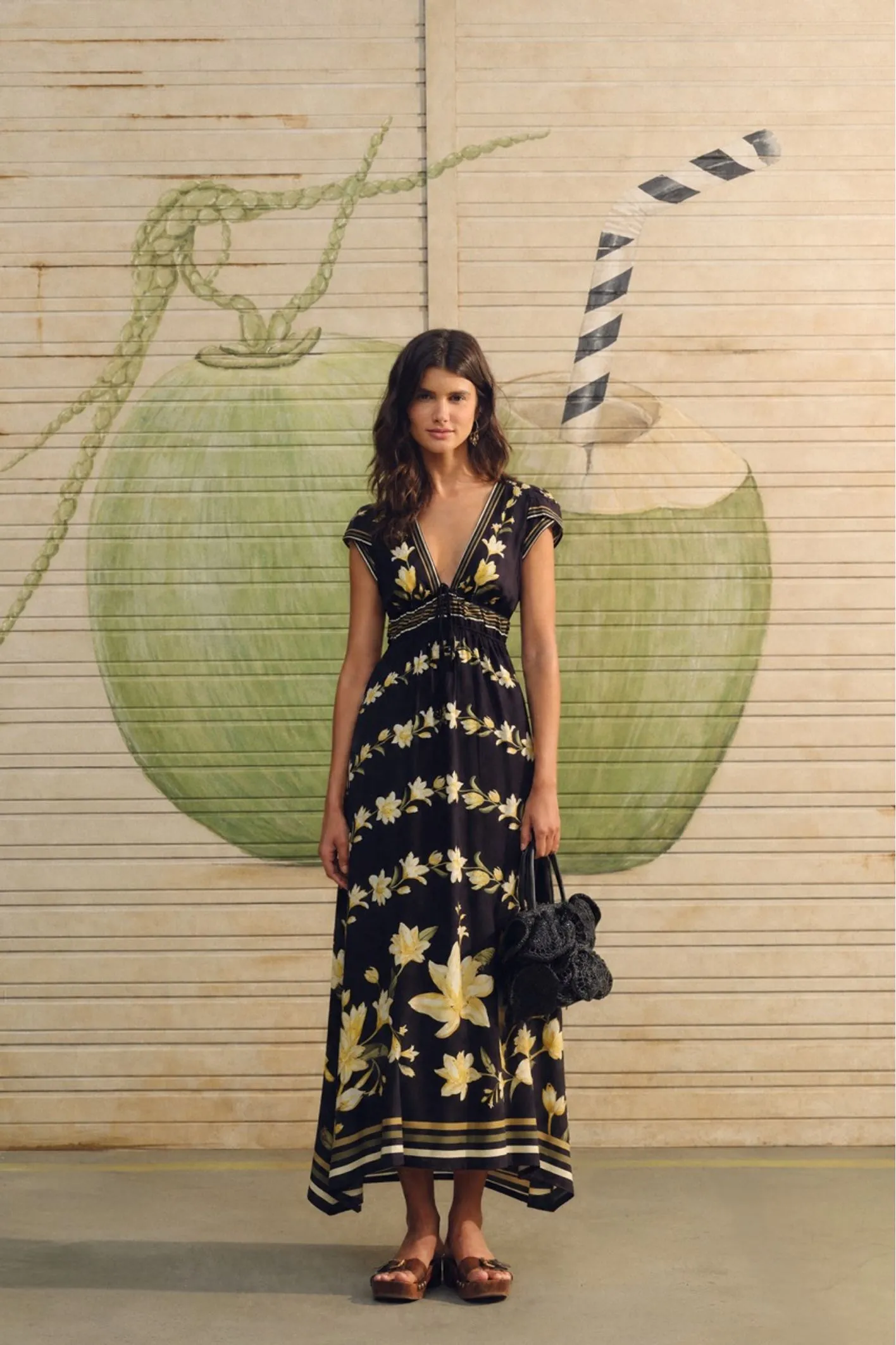 Vestido Midi Estampado Flor Nana - Imagem 2