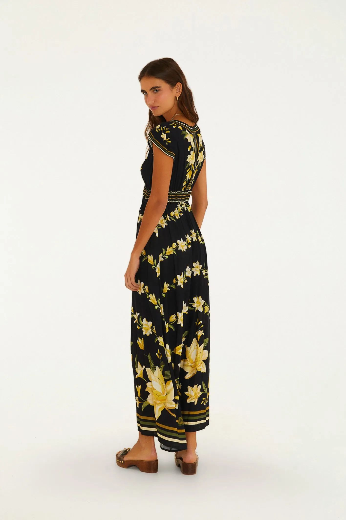Vestido Midi Estampado Flor Nana - Imagem 5