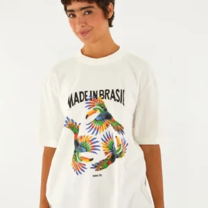 T-shirt ipanema made in brasil off white