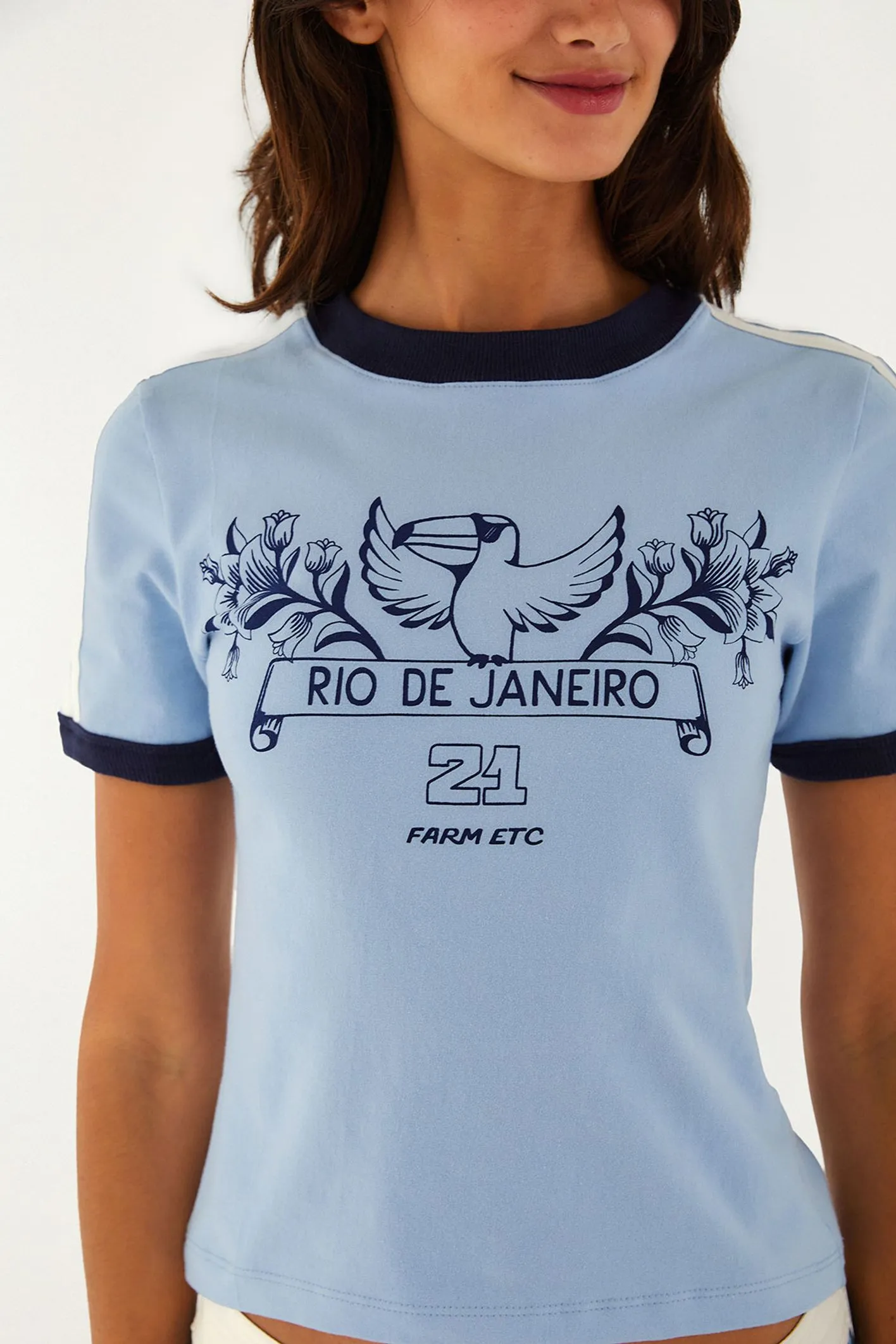 Babylook viés turbinada azul - Imagem 2