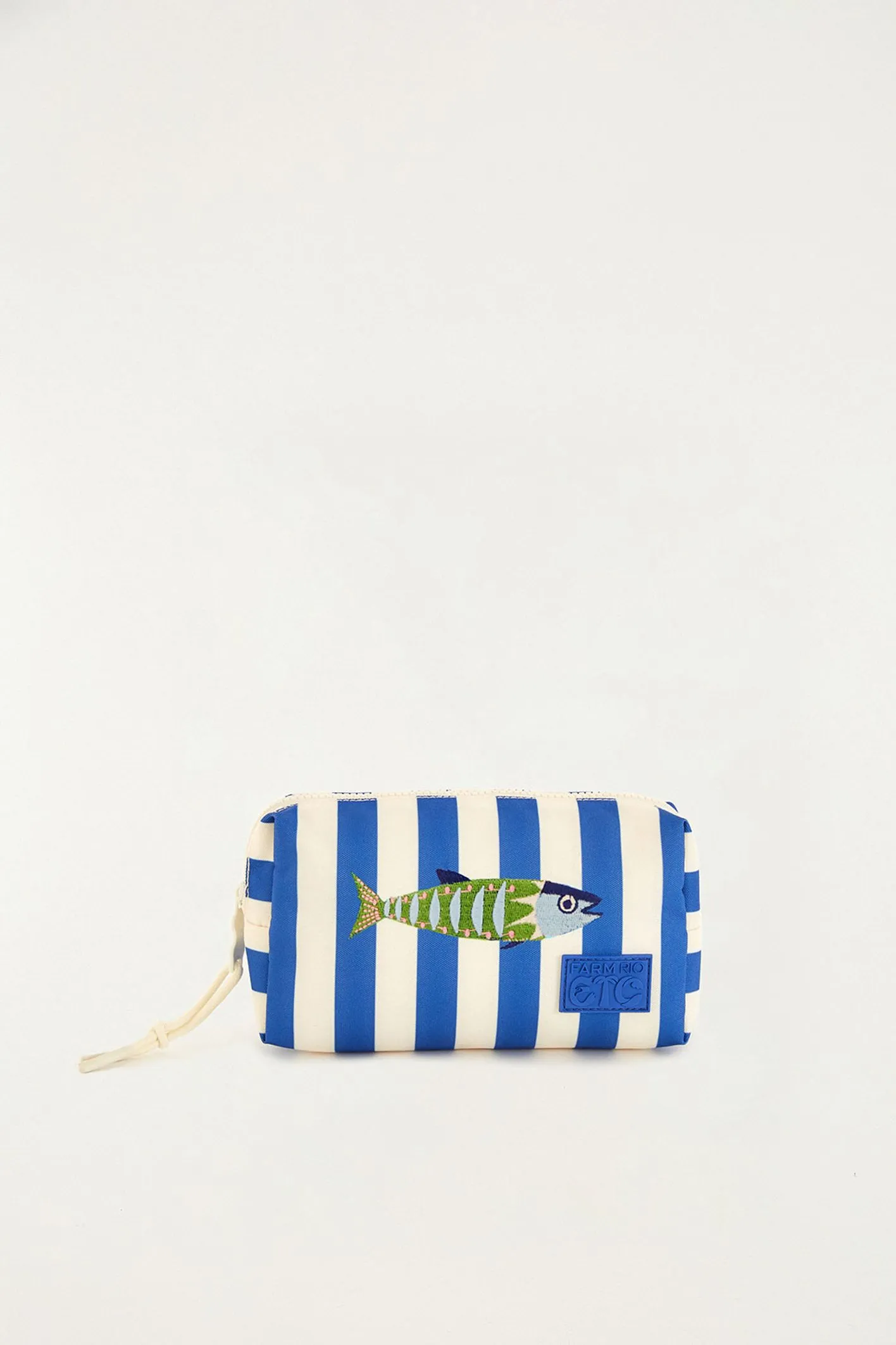 Maxi necessaire ora bolas listra azul pequena
