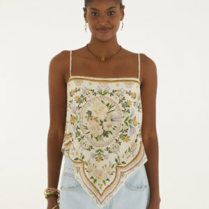 Regata Lenço Ciranda Floral