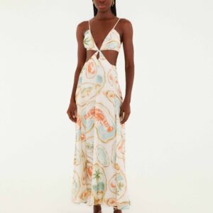 VESTIDO RECORTES OSTRA TROPICAL