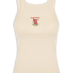 Regata Feminina Rib Guaraná Bege