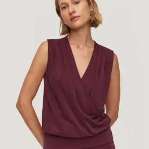 Blusa Malha Decote V