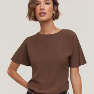 Blusa Manga Curta Terra