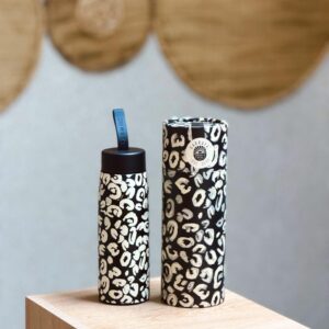 garrafa que sede 500ml onça decorada