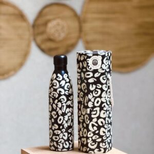 Garrafa glub glub onça decorada 750ml