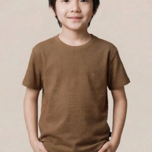 CAMISETA MINI MALHA WELLEN MARROM