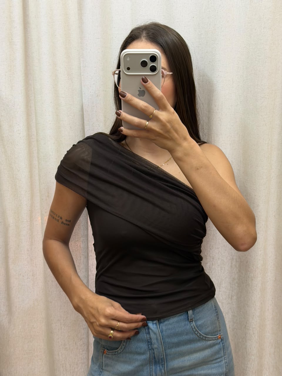BLUSA TULE OMBRO SO
