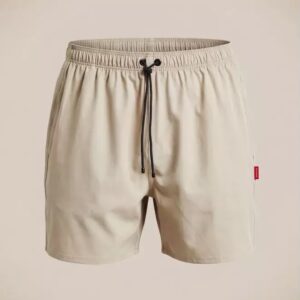 SHORT PRAIA LISO BASICO AREIA