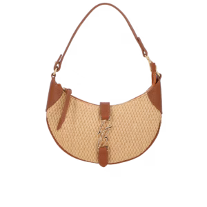 BOLSA MÉDIA PALHA CRETA NATURAL VIENA CARAMELO