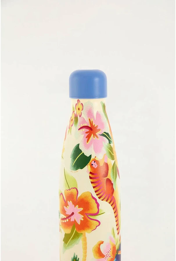 garrafa glub glub 500ml floral havaiano - Imagem 3