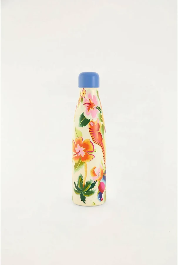 garrafa glub glub 500ml floral havaiano - Imagem 2