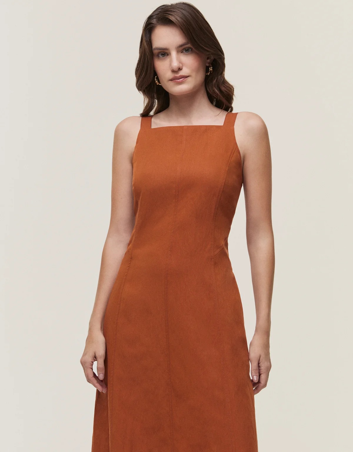 Vestido Evasê Recortes - Imagem 2